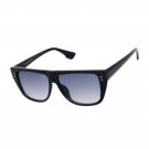Trendy Oversized Square Sunglasses Gradient Lens Tortoise, Black & Marble Frames