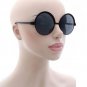 Retro Round Lens Sunglasses for Women Steampunk Festival Style Vintage Eyewear