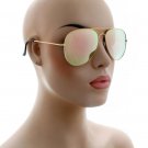 Stealth Pilot Gold Frame/ Pink Mirrored Lens Sunglasses