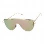 OVERSIZE One Piece Designer Fashion SINGLE LENS Men Women Metal Frame Sunglasses