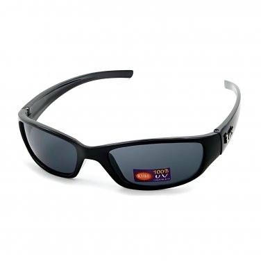 Kids Locs Wrap Sunglasses Black Red Blue 100% UV Protection Sporty Style