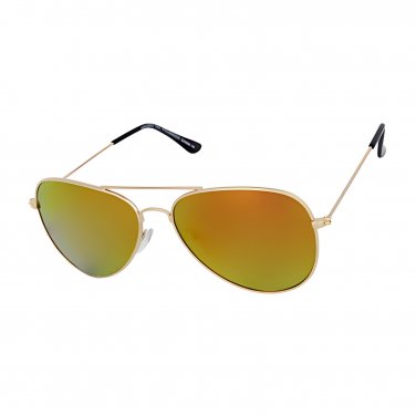 Polarized Sunglasses Mirror Lens UV400 Men Women Retro Metal Frame Shades