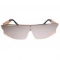 SPACE ROBOT PARTY RAVE COSTUME CYCLOPS FUTURISTIC SHIELD SUN GLASSES Chrome Lens