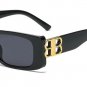 Star Quality BB Rectangle Sunglasses Men Luxury Brand Fashion Vintage Trendy