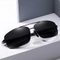HD Polarized Metal Sunglasses Men Women UV400 Classic Black Driving Glasses