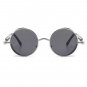 Vintage Steampunk Round Polarized Sunglasses – Metal Frame UV Protection Unisex