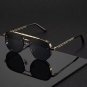 Luxury Square Aviator Sunglasses for Men & Women Lightweight Metal Frame UV400