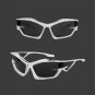 Clear Frame Sport Sunglasses UV400 Shield Wrap Cycling Streetwear Unisex