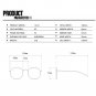 Retro Cat Eye Sunglasses Black Frame Brown Lens Y2K Women 2026