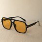 Black Oversized Yellow Tint Sunglasses &iacute;&nbsp;&frac12;&iacute;&cedil;�