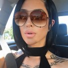 XXL Talon Oversized Women Sunglasses Gradient Metal Fashion Shades