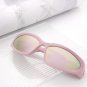 Vintage Pink Oval Sunglasses Women Men Y2K Retro UV400 Trendy Shades