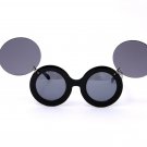 Round Frame Flip Sunglasses Mickey Trend