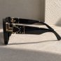 Black Oversized Square Sunglasses &acirc;�� Gold Detail Frames Streetwear