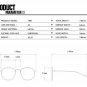 Luxury Gold Frame Square Sunglasses Black Lens Retro Designer Style UV400
