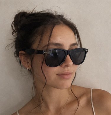 Black Square Sunglasses Black Smoke Lens Minimal Unisex Streetwear UV Shades