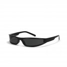 Narrow frame sunglasses for men personality trend futuristic style colorful sung