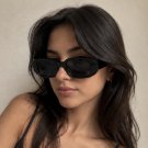 Black Chunky Rectangle Sunglasses | Y2K Street Style Shades