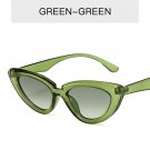 New Sunglasses Fashion Retro Cat Eye Small Frame Glasses Trend Personality Hip H