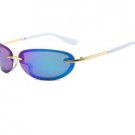 Brown Fashion Glasses Cut Edge Futuristic Street Photo Sunglasses