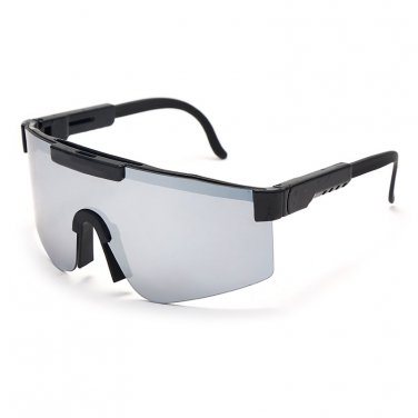 New Large Frame Personality Outdoor Cycling Sunglasses Colorful Full Electroplat