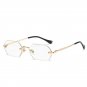 Vintage Rimless Polygon Sunglasses Women Men Luxury Brand Designer Popular Trave