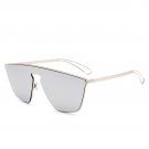 Mirror Sunglasses Men Brand Designed Women Sunglasses Metal Frame Glasses Reflec