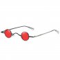 New Ultra-Small Frame Round Punk Sunglasses Men And Women Tide Hanging Nose Stre