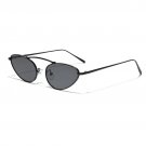 New Fashion Oval  Sunglasses Women Vintage Small Alloy Gradient Sun Glasses Fema