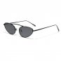 New Fashion Oval  Sunglasses Women Vintage Small Alloy Gradient Sun Glasses Fema