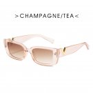 Trendy New Sunglasses Fashion Simple Square Hip-Hop Glasses Net Red With The Sam