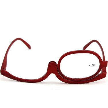Lady's Make Up Magnifying Reading Glasses For Women Portable Clear Lens Spectac