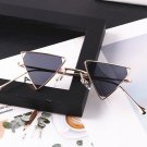 Triangle Shaped sunglasses for kids Metal Golden Frame High Quality 3-9 years Gi