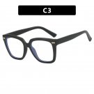 Candy colored square rice nail flat lens anti blue light glasses frame trend fla
