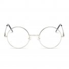 Round Metal Frame Glasses With Clear Lens