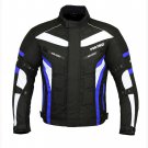 ProFirst Motorbike Waterproof Cordura Jacket Armours Textile Jacket Blue