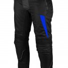 Motorbike Motorcycle Cordura Textile Trousers BLUE Waterproof CE Approved Removable Armours