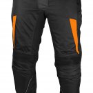 Motorcycle racing Textile Trousers Motorbike Cordura Pant Orange CE Approved Armours Waterproof
