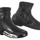 Motorbike Racing Black Boot Motorcycle Casual Leather Waterproof Shoes for Sale