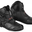 Motorbike Waterproof Leather Boots Bikers Short Ankle  Racing Shoes