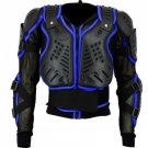 Men Motorbike Racing Body Armour Safety Holder Jacket BLUE