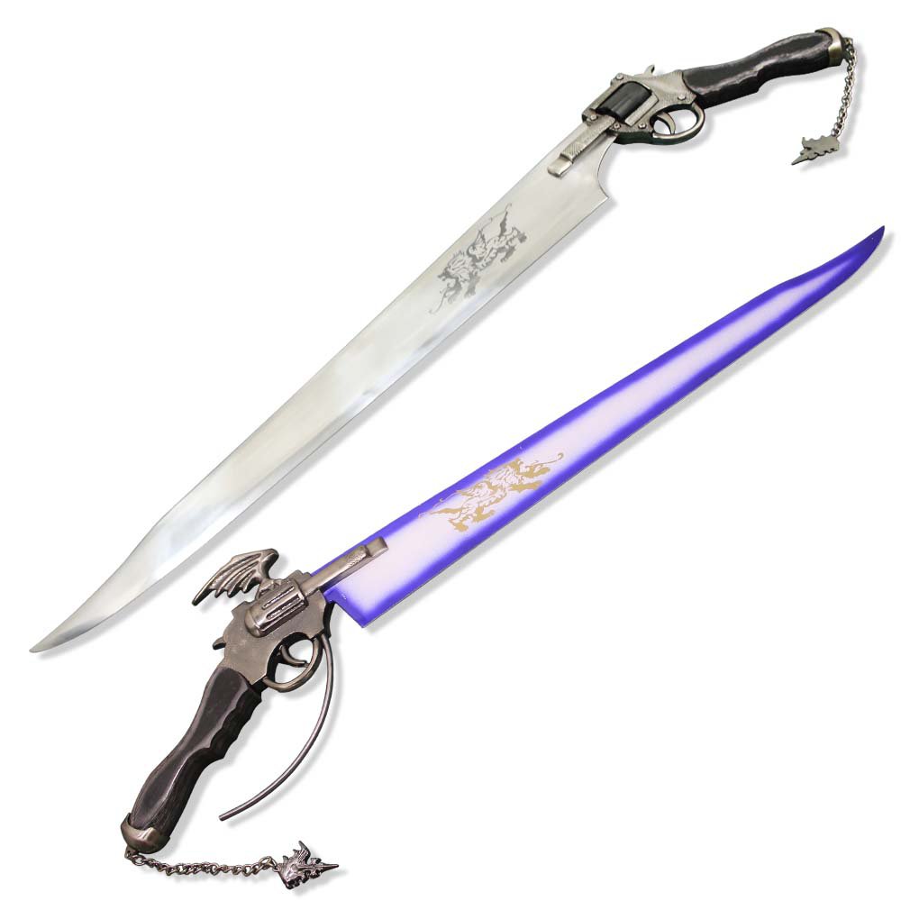 Functional Squall Gunblade Revolver Sword & Squall Leonhart Lionheart ...