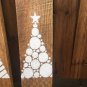 Set of 3 Rustic Wooden Christmas Trees Signs