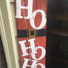 Rustic "Ho Ho Ho" Reclaimed Wood Christmas Sign