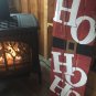Rustic "Ho Ho Ho" Reclaimed Wood Christmas Sign