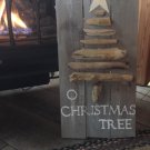 Reclaimed Driftwood "O Christmas Tree" Sign