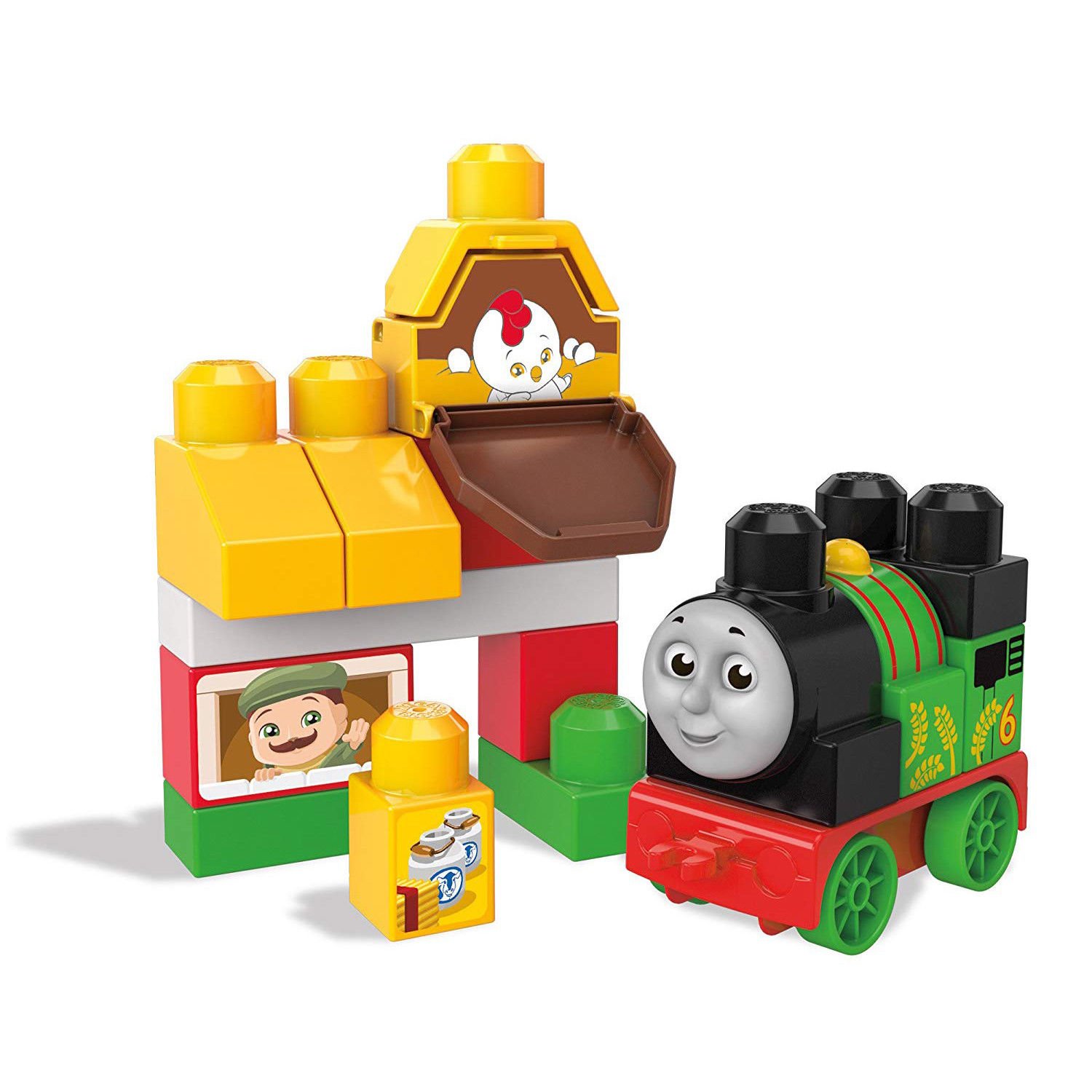 New Mega Bloks Thomas And Friends Percy At The Farm Train Bag Clarkstc
