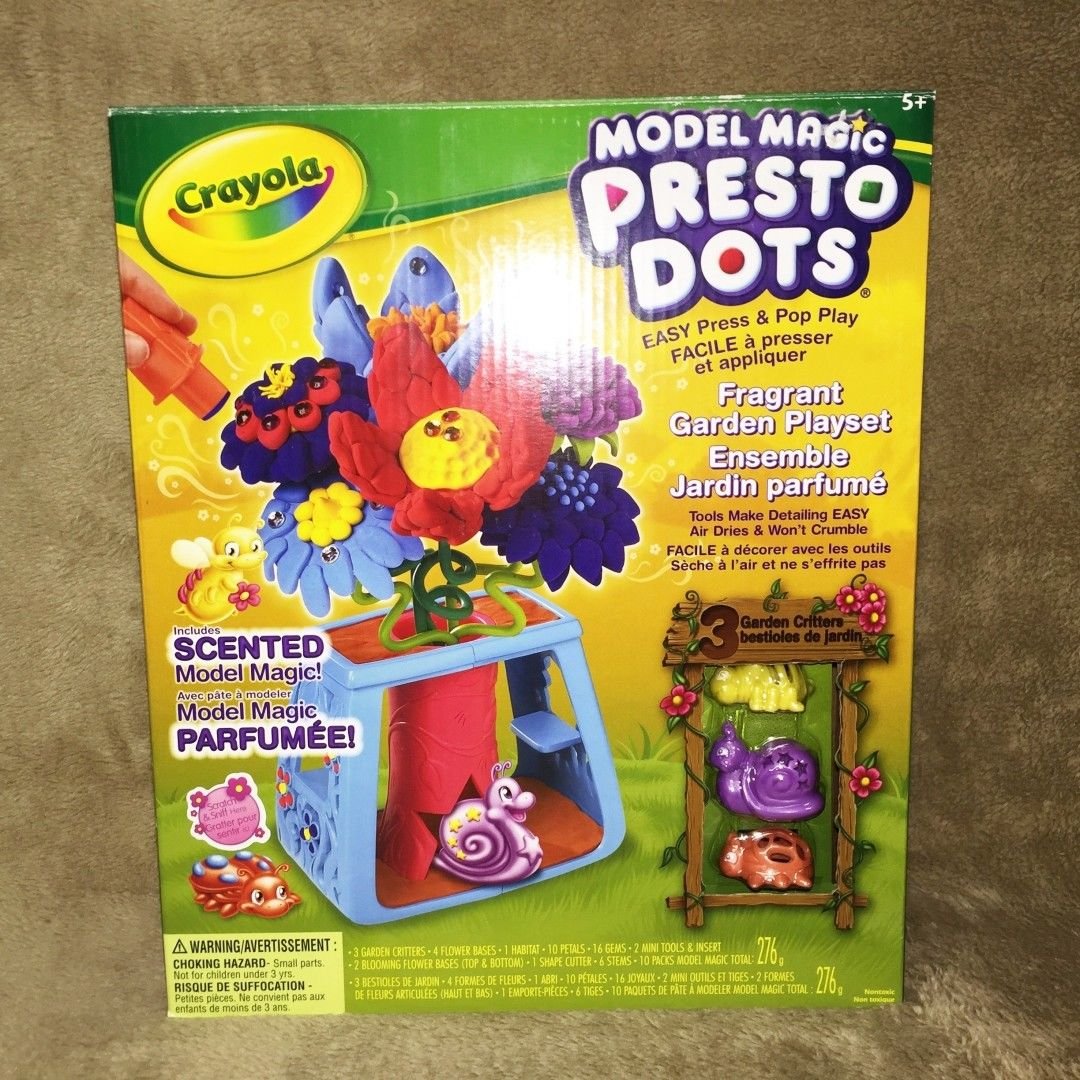 * NEW * Crayola Model Magic Presto Dots Fragrant Garden Playset (#clarkstc)