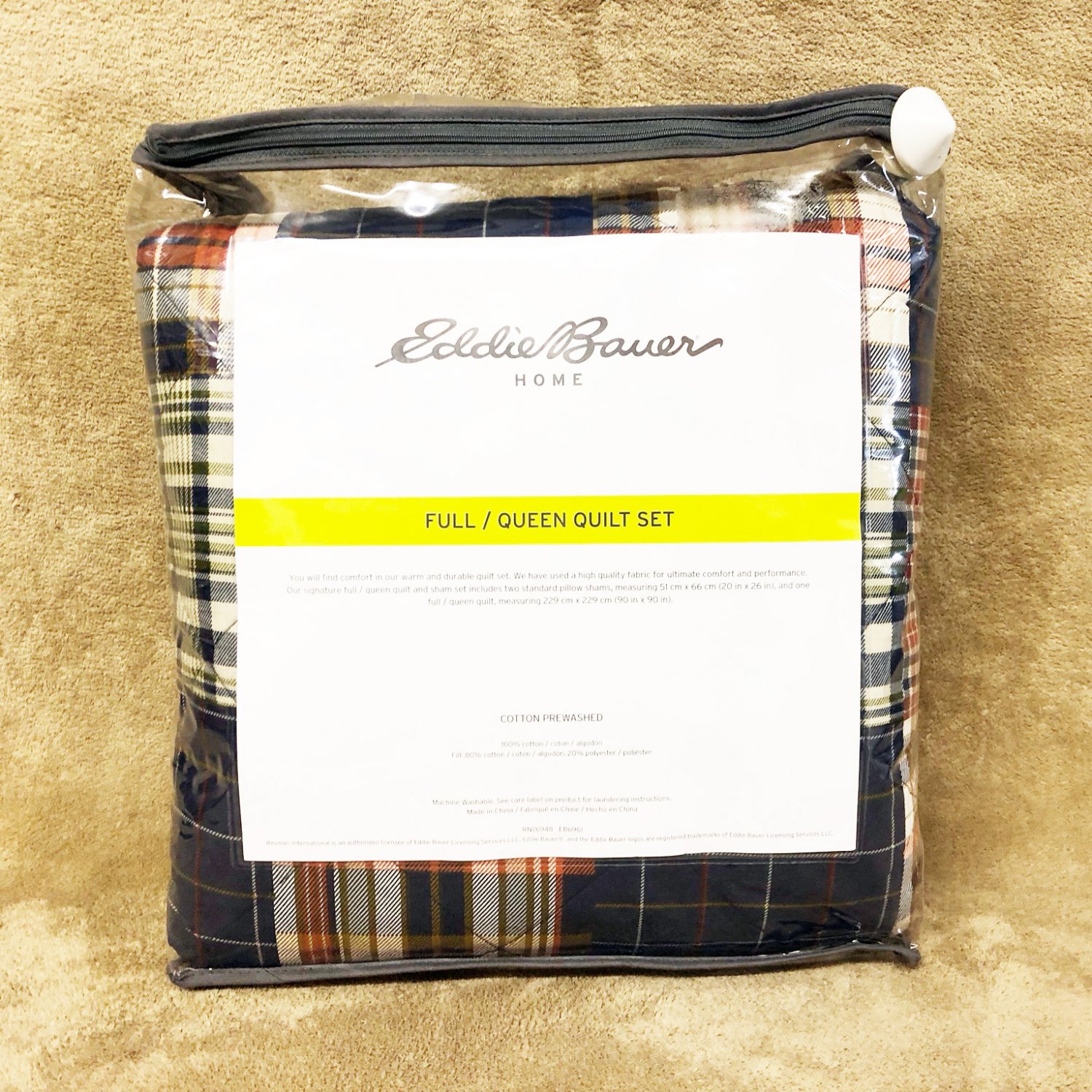 * NEW * Eddie Bauer Madrona Quilt Set (Full/Queen) (clarkstc)