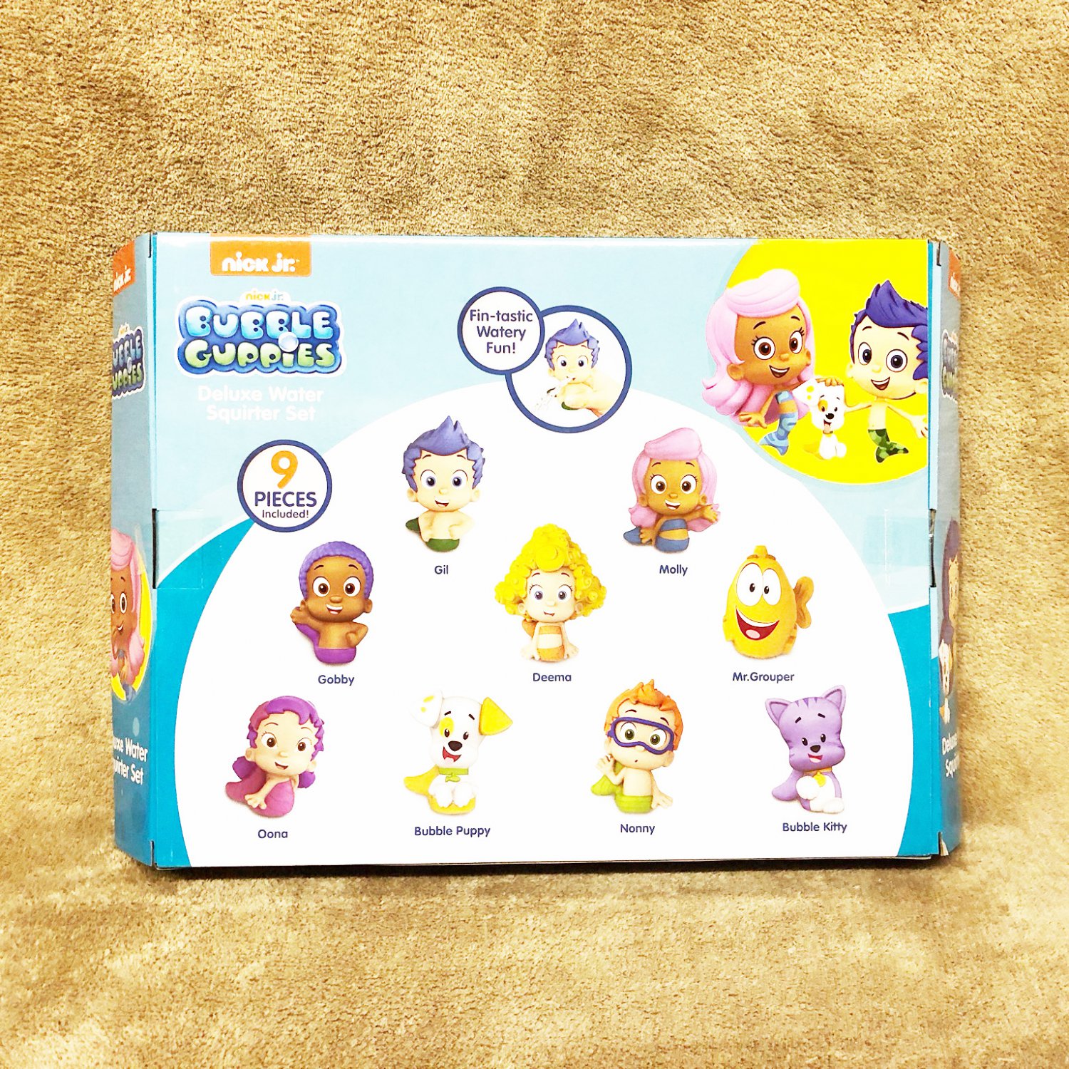 * NEW * Nick Jr Bubble Guppies Bath Squirters Deluxe Set